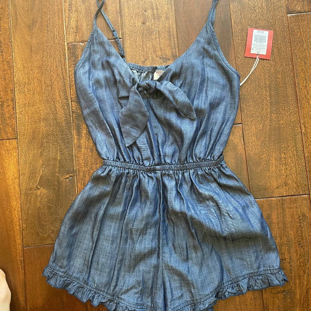 Mossimo Chambray Jean Romper